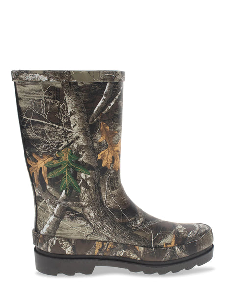 Kids Realtree Camo Tall Rain Boot