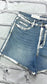 Judy Blue High Waist Slim Short with Foil Seams