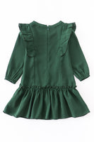 Green Ruffle Dress