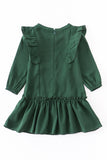 Green Ruffle Dress