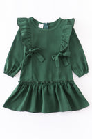 Green Ruffle Dress
