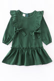 Green Ruffle Dress