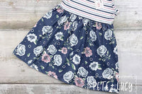 Gins Sleeveless Floral Dress