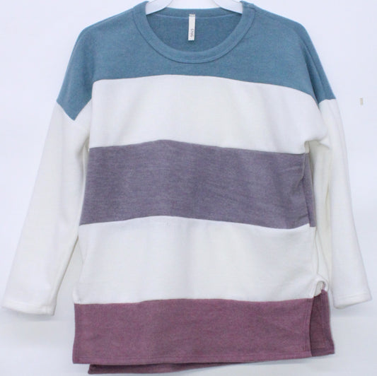 Kids Color Block Sweater