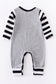 Grey Lucky Clover Baby Romper (Boys)