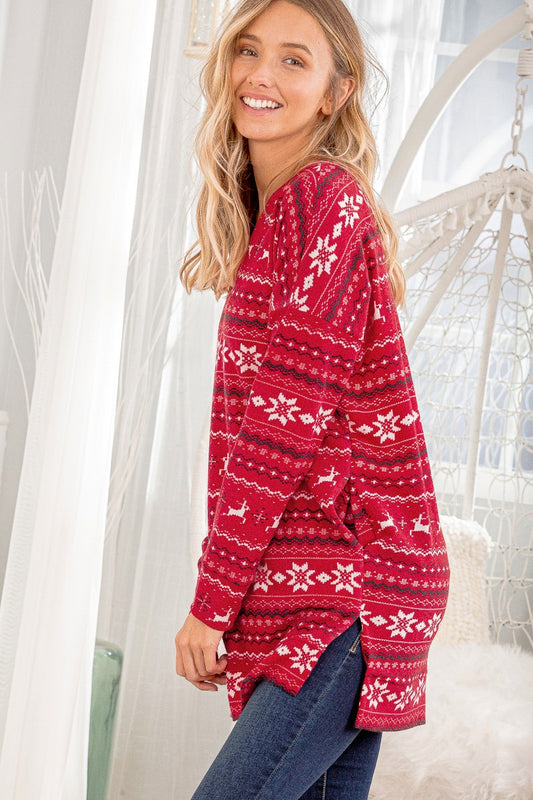 Christmas Reindeer Tunic