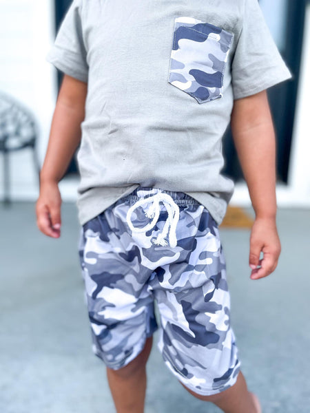 Camden Camo Shorts Jogger Set (Boys)