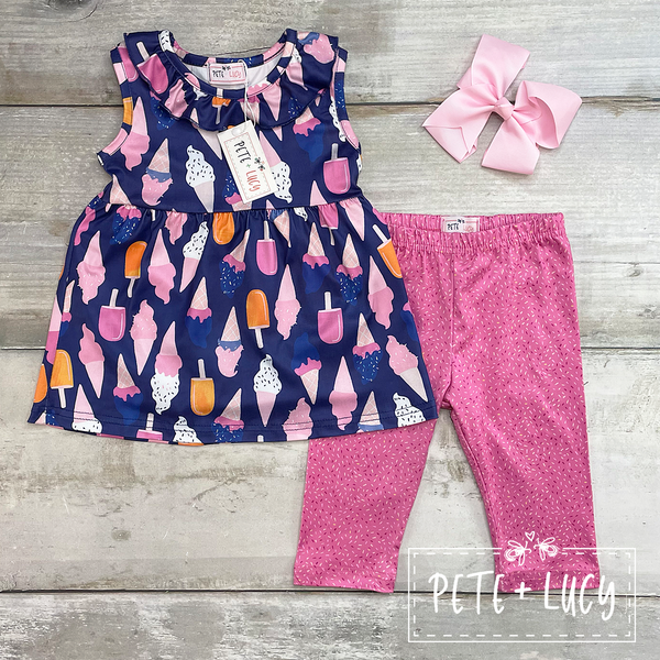 I Scream Capri Set
