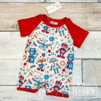 Mr. Roboto Boy's Infant Romper