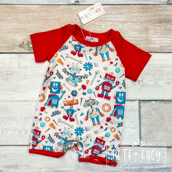 Mr. Roboto Boy's Infant Romper
