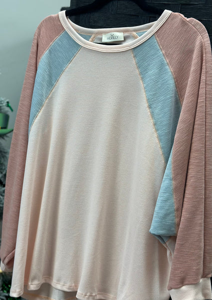 Hopely Color Block Top