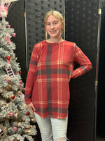 Butter Soft Plaid Fabric Basic Top