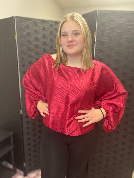 Solid Zebra Pattern Top