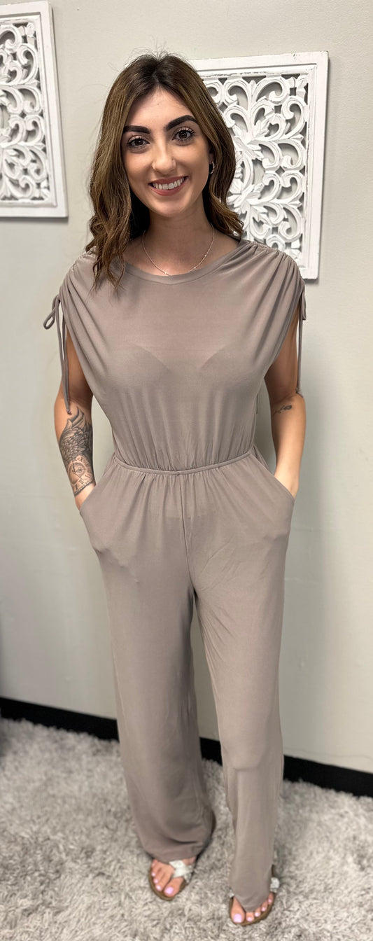 Ruched Jumpsuit