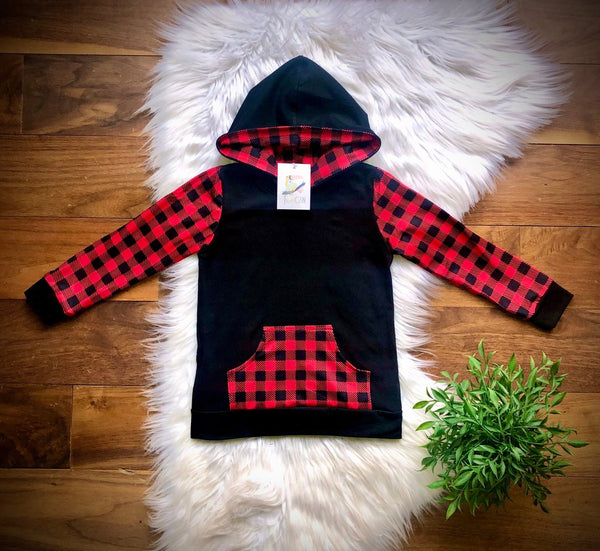 Buffalo Plaid Collaboration Hoodie