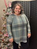Butter Soft Plaid Fabric Basic Top