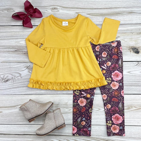 Golden Rose Pant Set