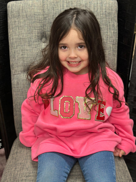 LOVE Ideal Chenille Sweatshirt (Youth & Adult)