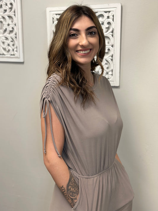 Ruched Jumpsuit