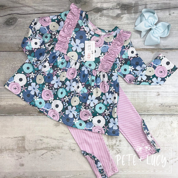 Floral pant set